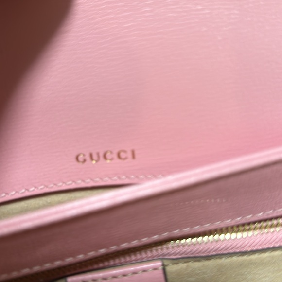 Gucci bag azalea calfskin horsebit 1155 shoulder bag, new cherry red wild - Picture 10 of 12